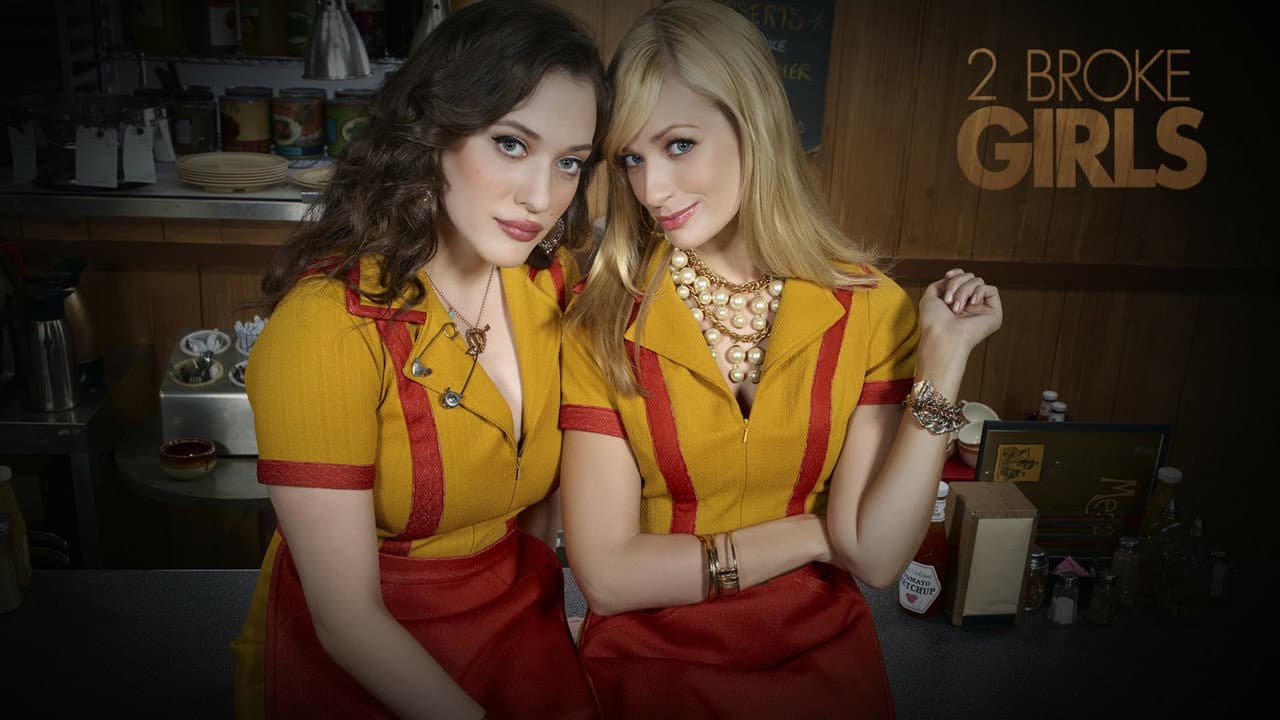2 Broke Girls — backdrops with title 6