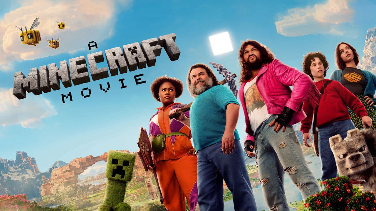 A Minecraft Movie — backdrops with title 7