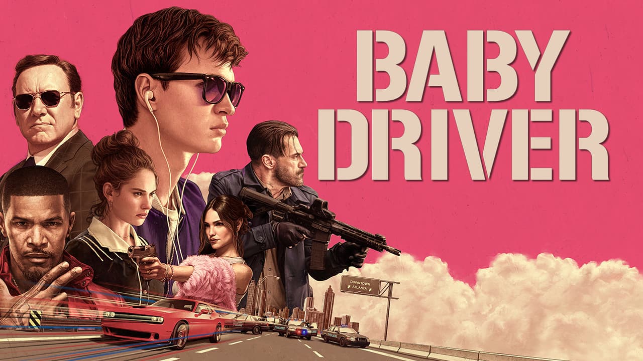 Baby Driver — backdrops with title 2