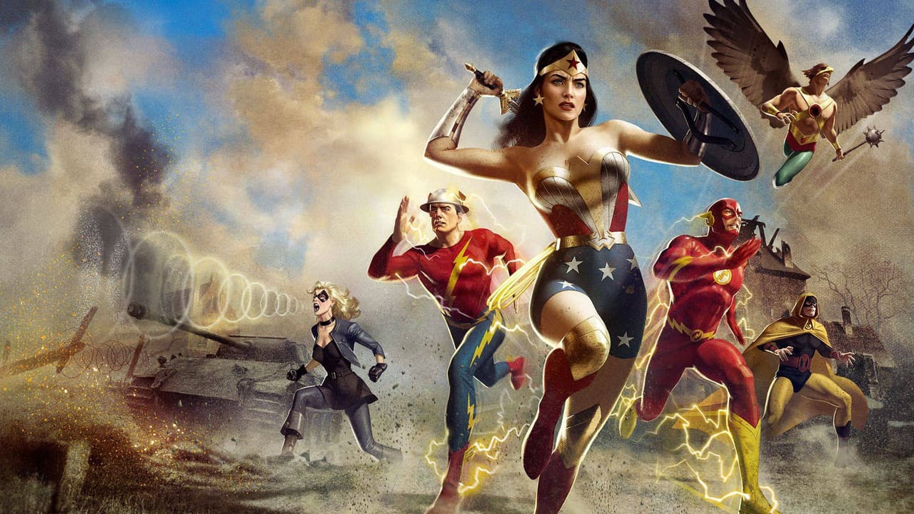 Justice Society: World War II — backdrops 6