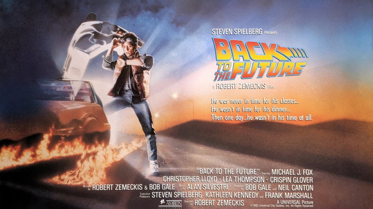 Back to the Future — backdrops with title 4