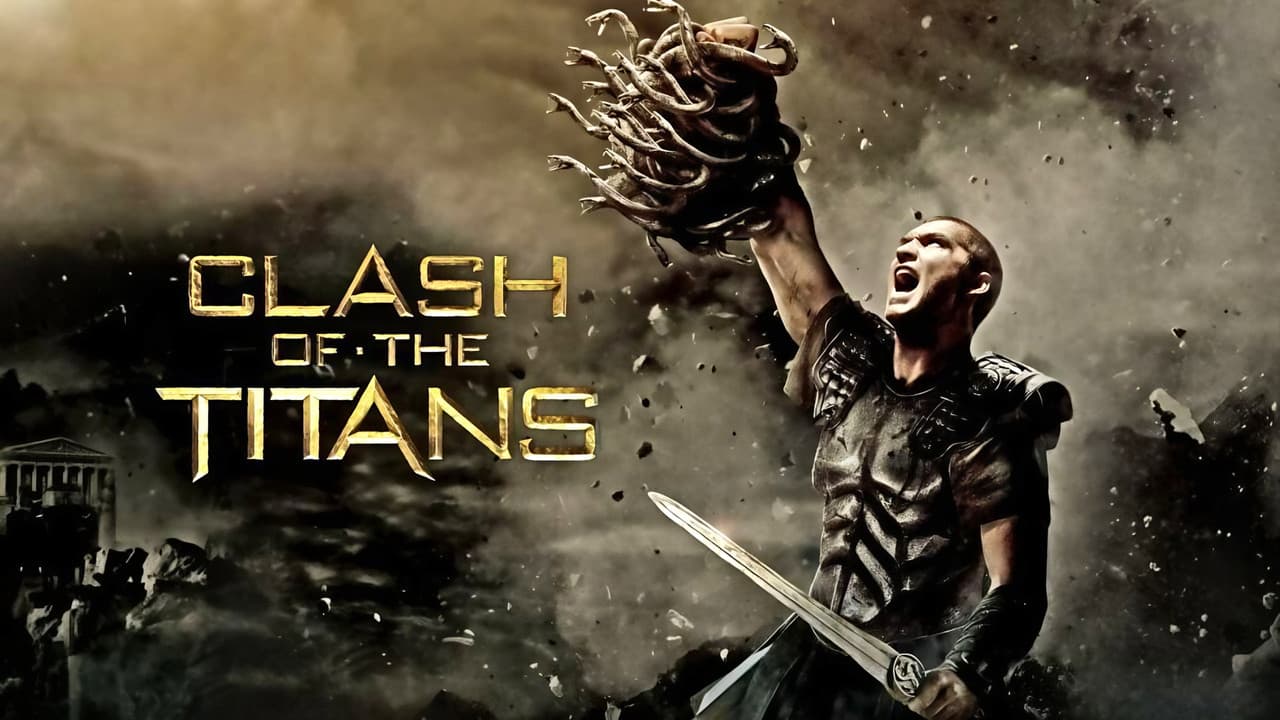 Clash of the Titans — backdrops with title 7