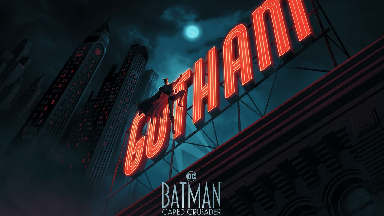 Batman: Caped Crusader — backdrops with title 8