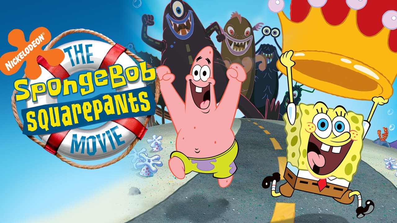 The SpongeBob SquarePants Movie — backdrops with title 2
