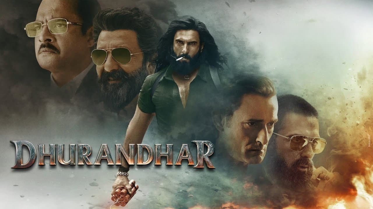 Dhurandhar — backdrops with title 2