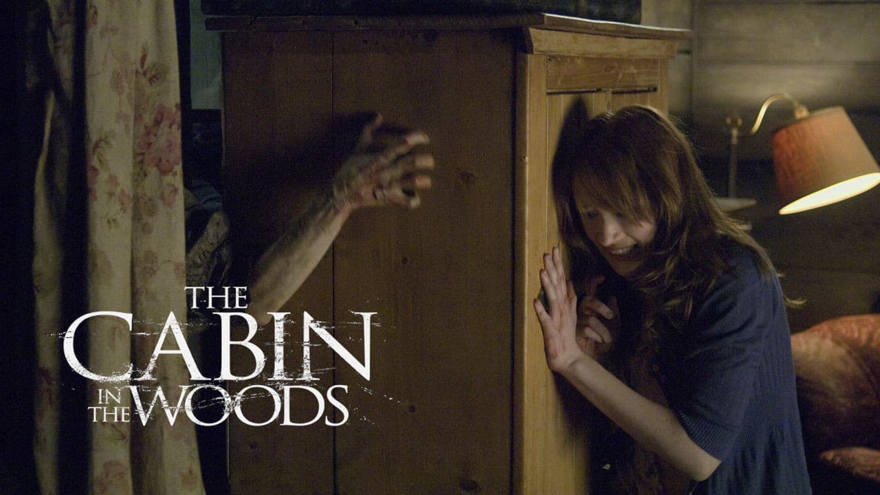 The Cabin in the Woods — backdrops with title 3