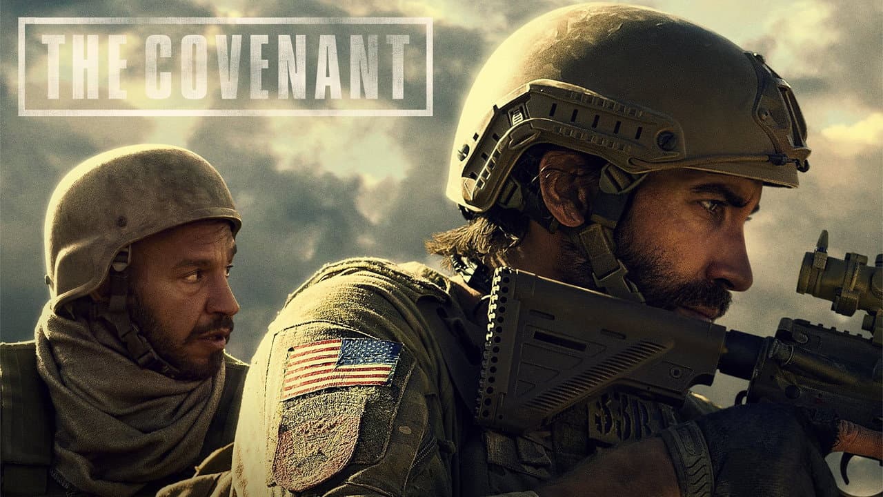Guy Ritchie's The Covenant — backdrops with title 4