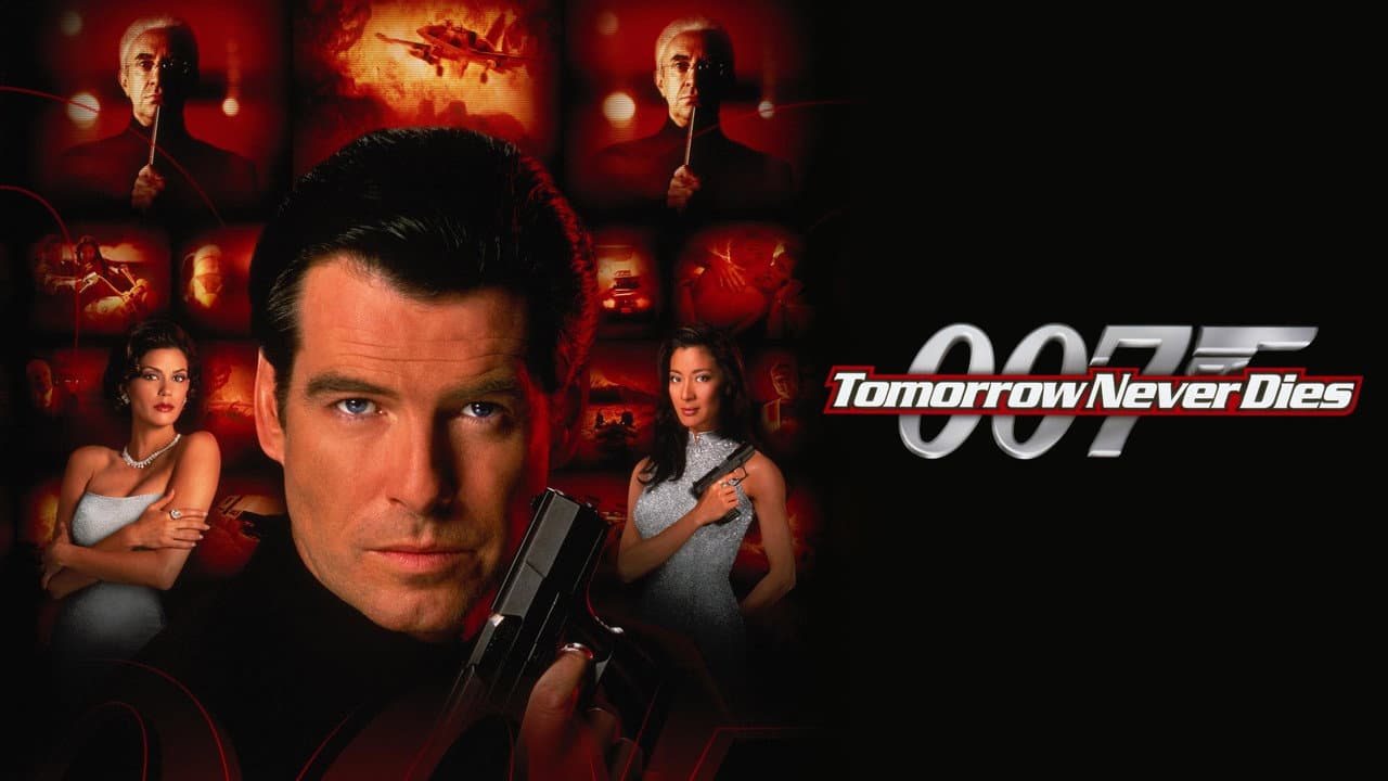 Tomorrow Never Dies — backdrops with title 2