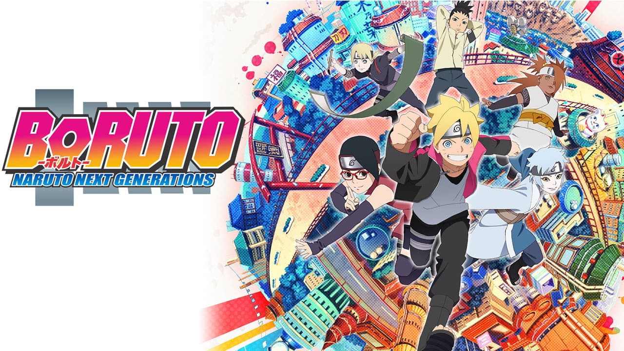 Boruto: Naruto Next Generations — backdrops with title 2