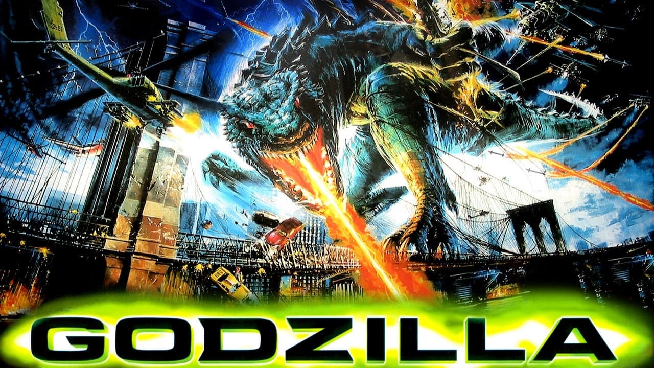 Godzilla — backdrops with title 4