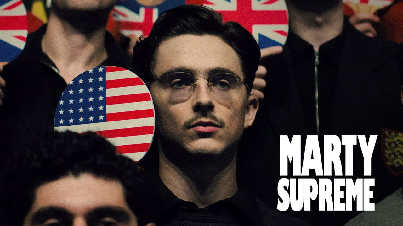 Marty Supreme — backdrops with title 4