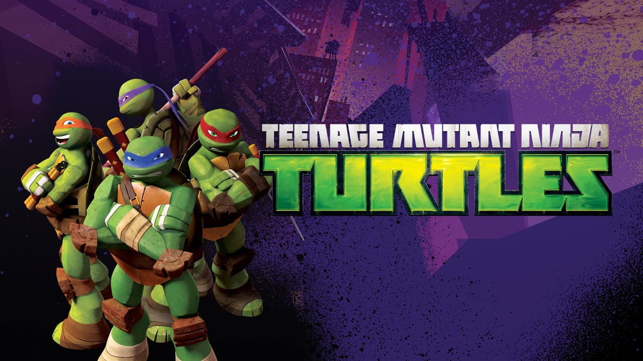 Teenage Mutant Ninja Turtles — backdrops with title 4