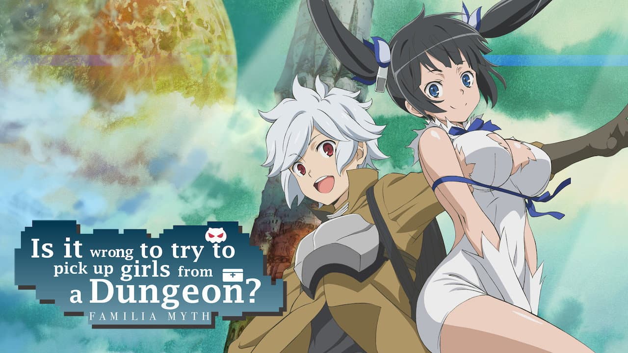 Is It Wrong to Try to Pick Up Girls in a Dungeon? — backdrops with title 8