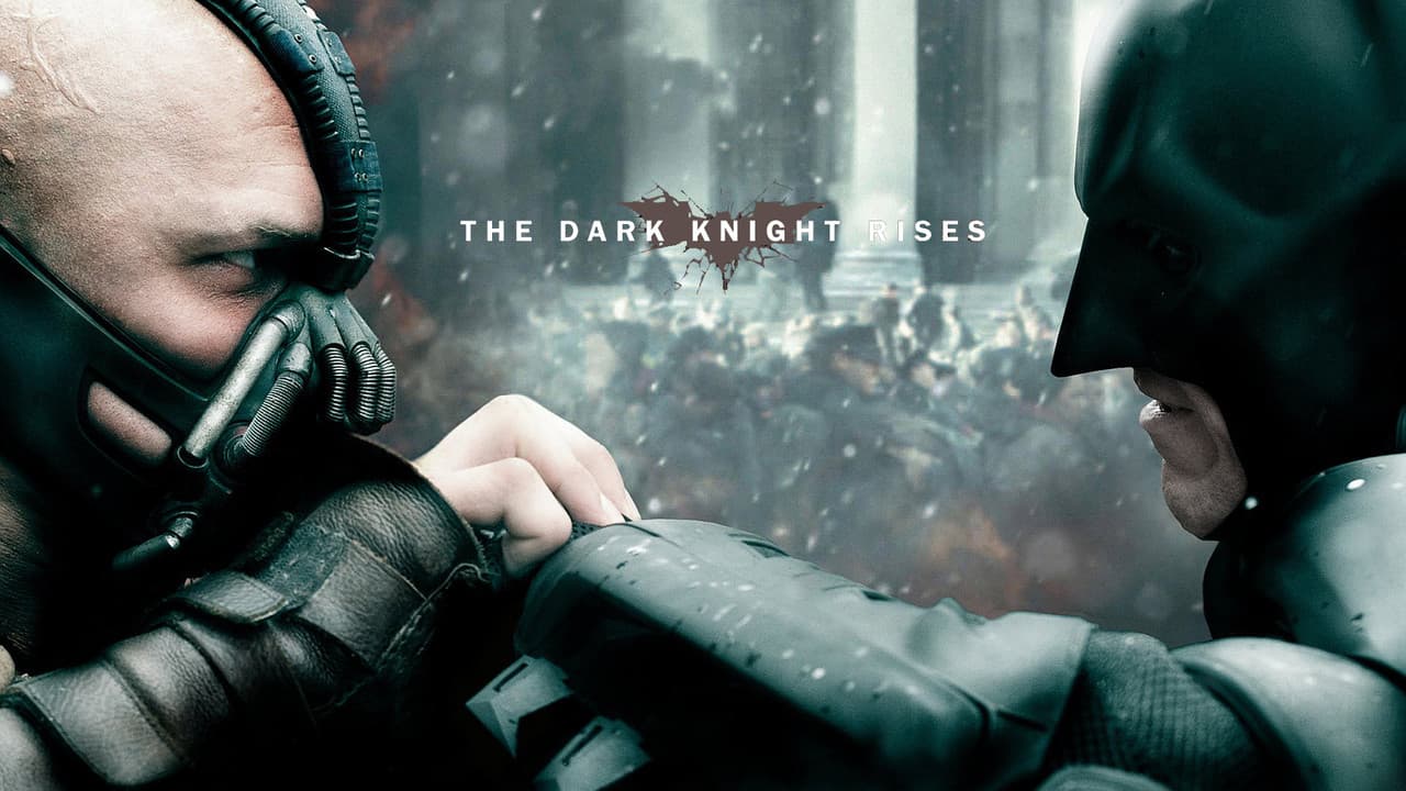 The Dark Knight Rises — backdrops with title 4