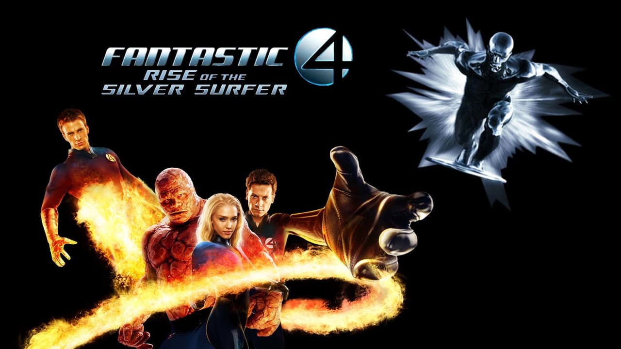 Fantastic Four: Rise of the Silver Surfer — backdrops with title 2