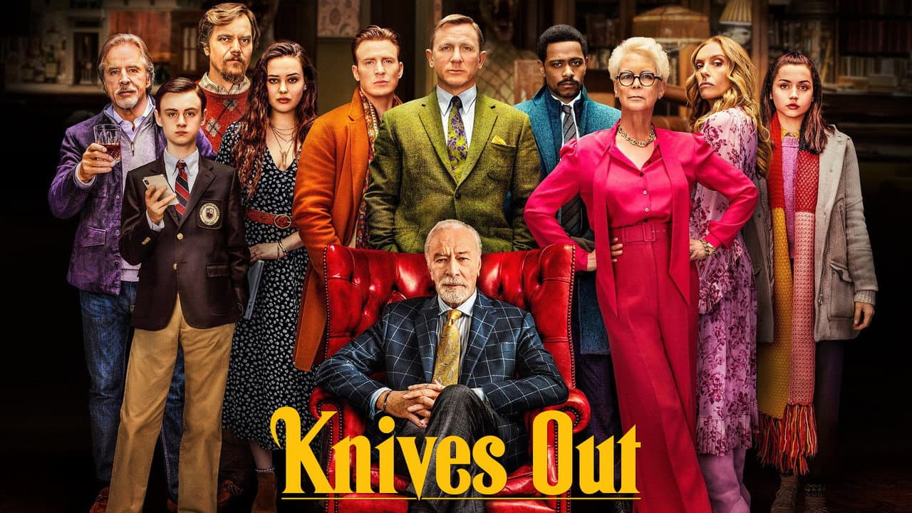 Knives Out — backdrops with title 2