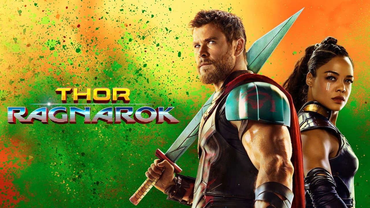 Thor: Ragnarok — backdrops with title 7