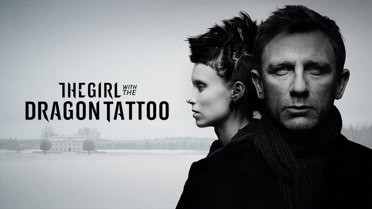 The Girl with the Dragon Tattoo — backdrops with title 2