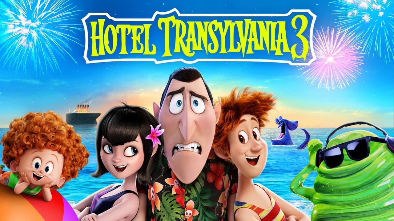 Hotel Transylvania 3: Summer Vacation — backdrops with title 1