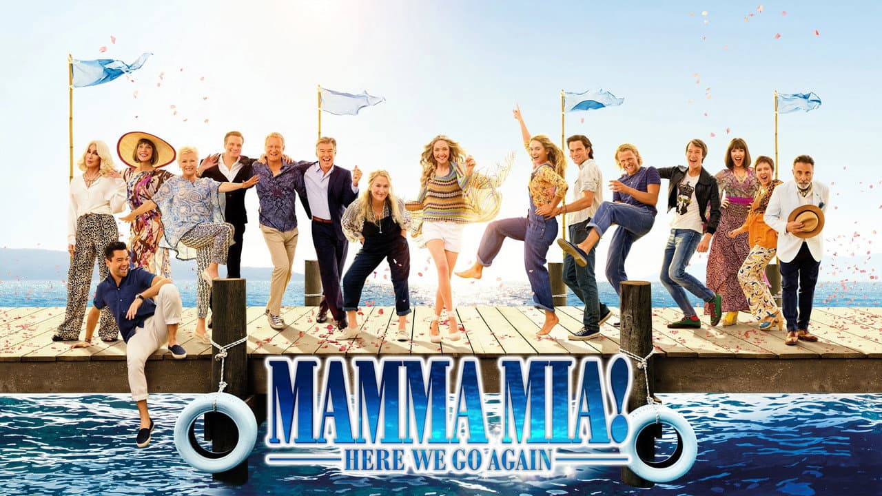 Mamma Mia! Here We Go Again — backdrops with title 6