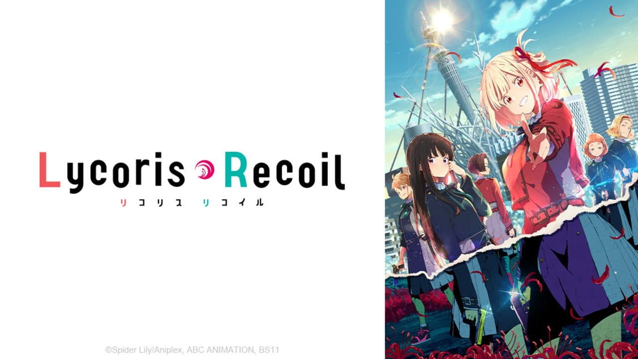 Lycoris Recoil — backdrops with title 1