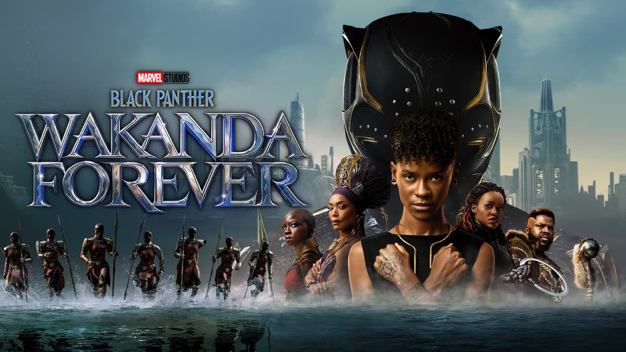 Black Panther: Wakanda Forever — backdrops with title 1