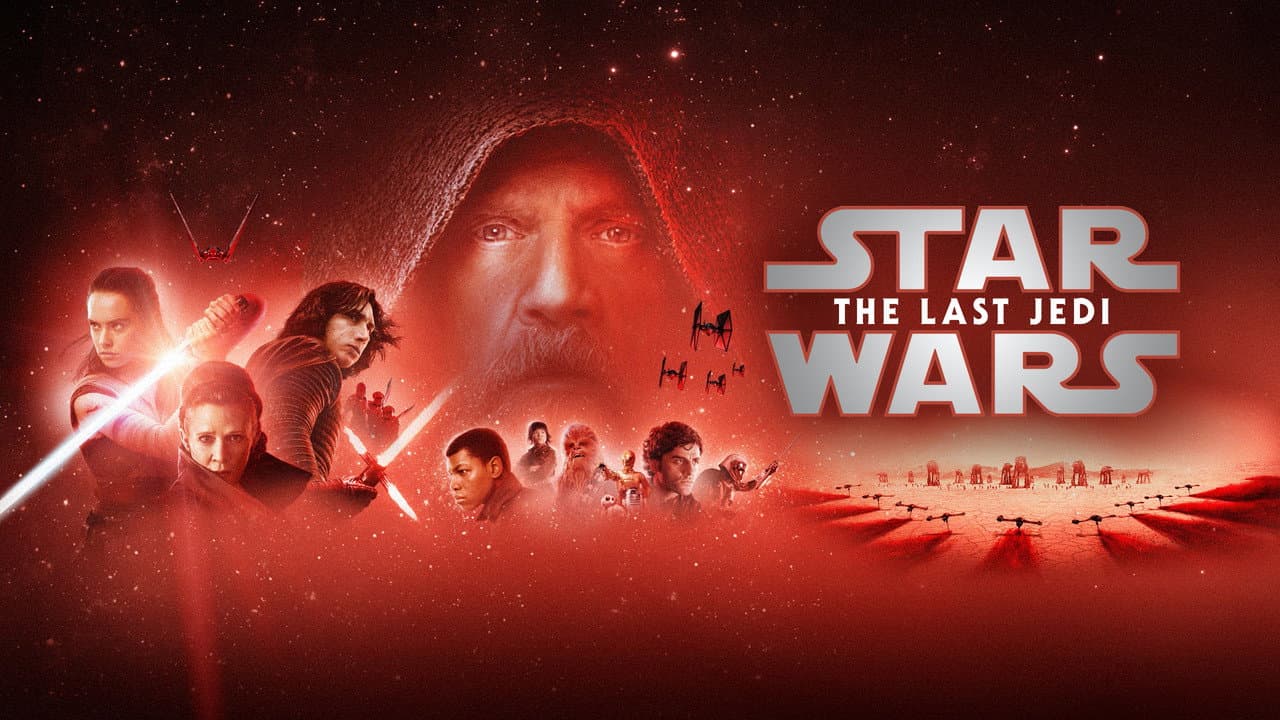 Star Wars: The Last Jedi — backdrops with title 2
