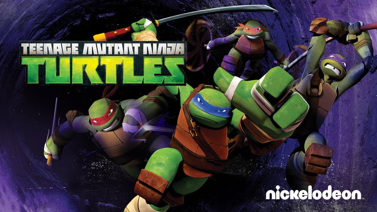 Teenage Mutant Ninja Turtles — backdrops with title 8