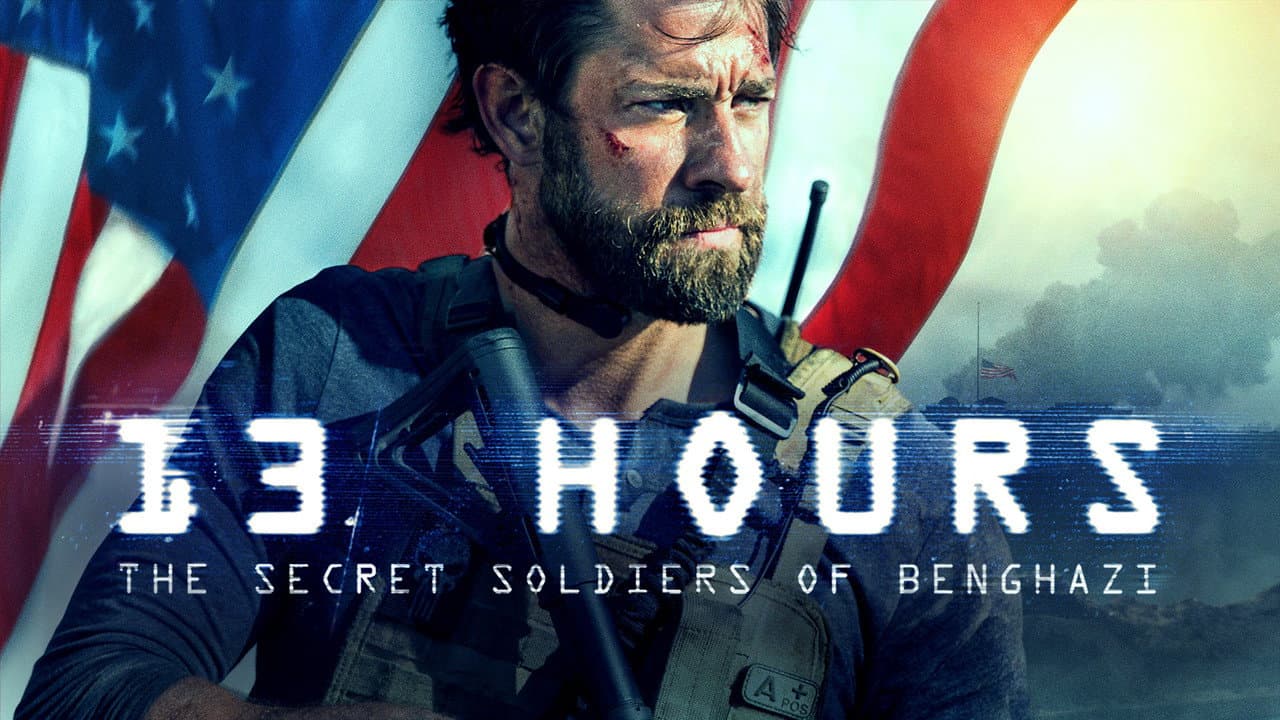 13 Hours: The Secret Soldiers of Benghazi — backdrops with title 1