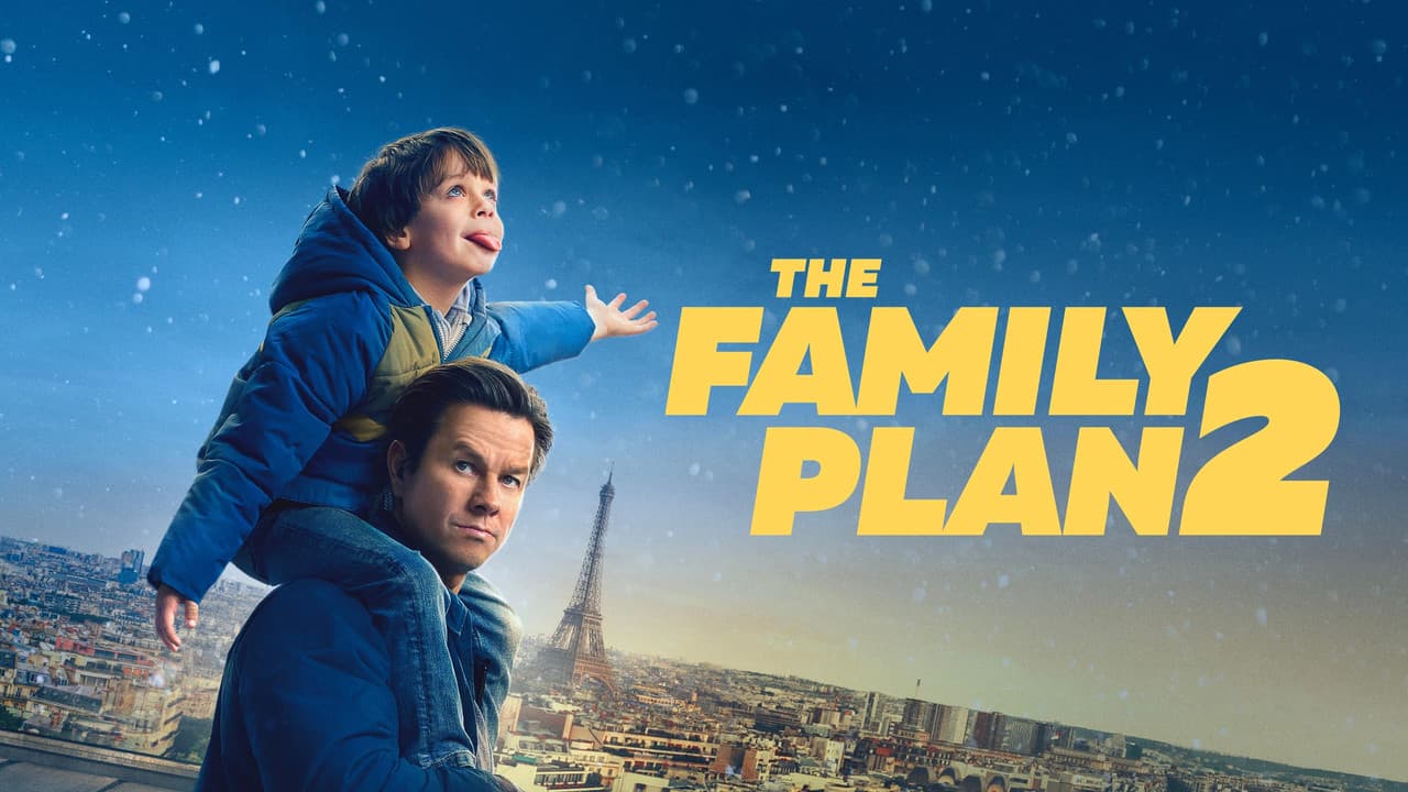 The Family Plan 2 — backdrops with title 4