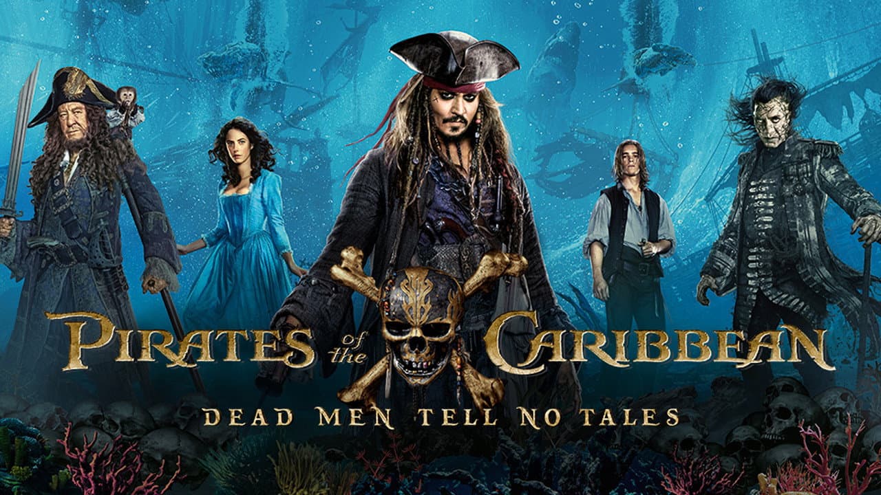 Pirates of the Caribbean: Dead Men Tell No Tales — backdrops with title 4