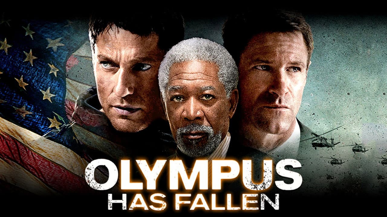 Olympus Has Fallen — backdrops with title 2