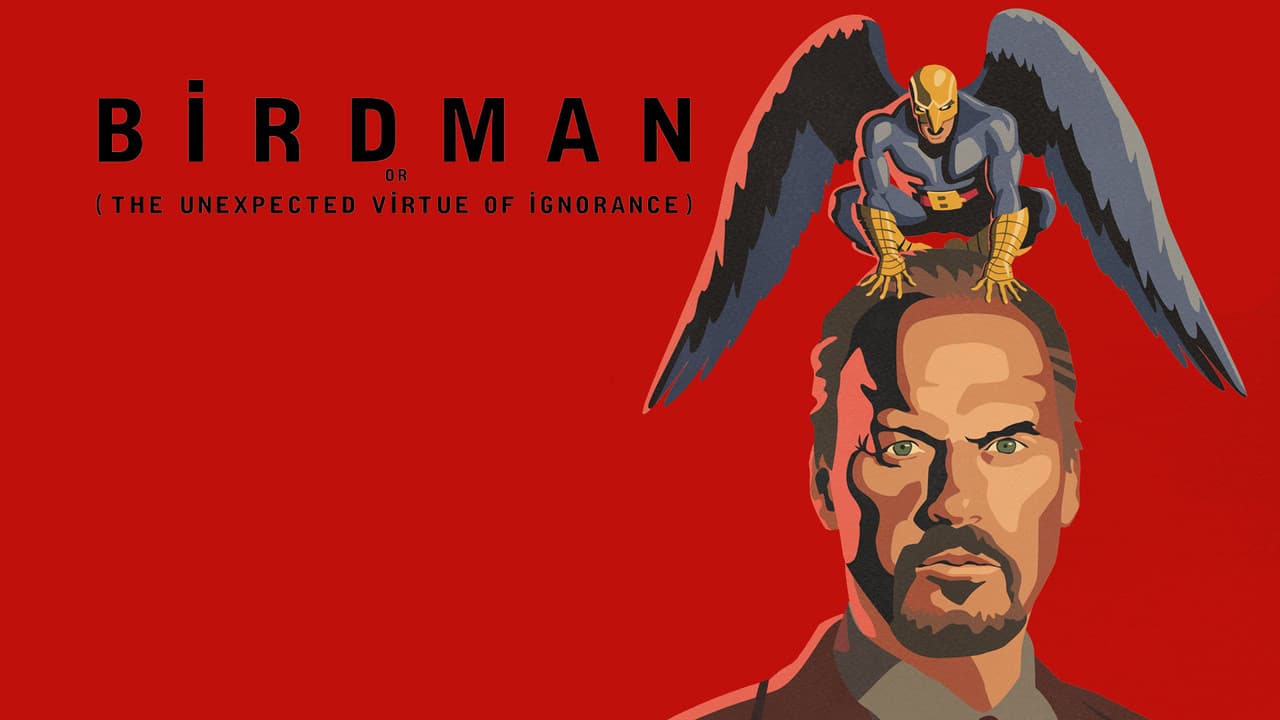 Birdman or (The Unexpected Virtue of Ignorance) — backdrops with title 6