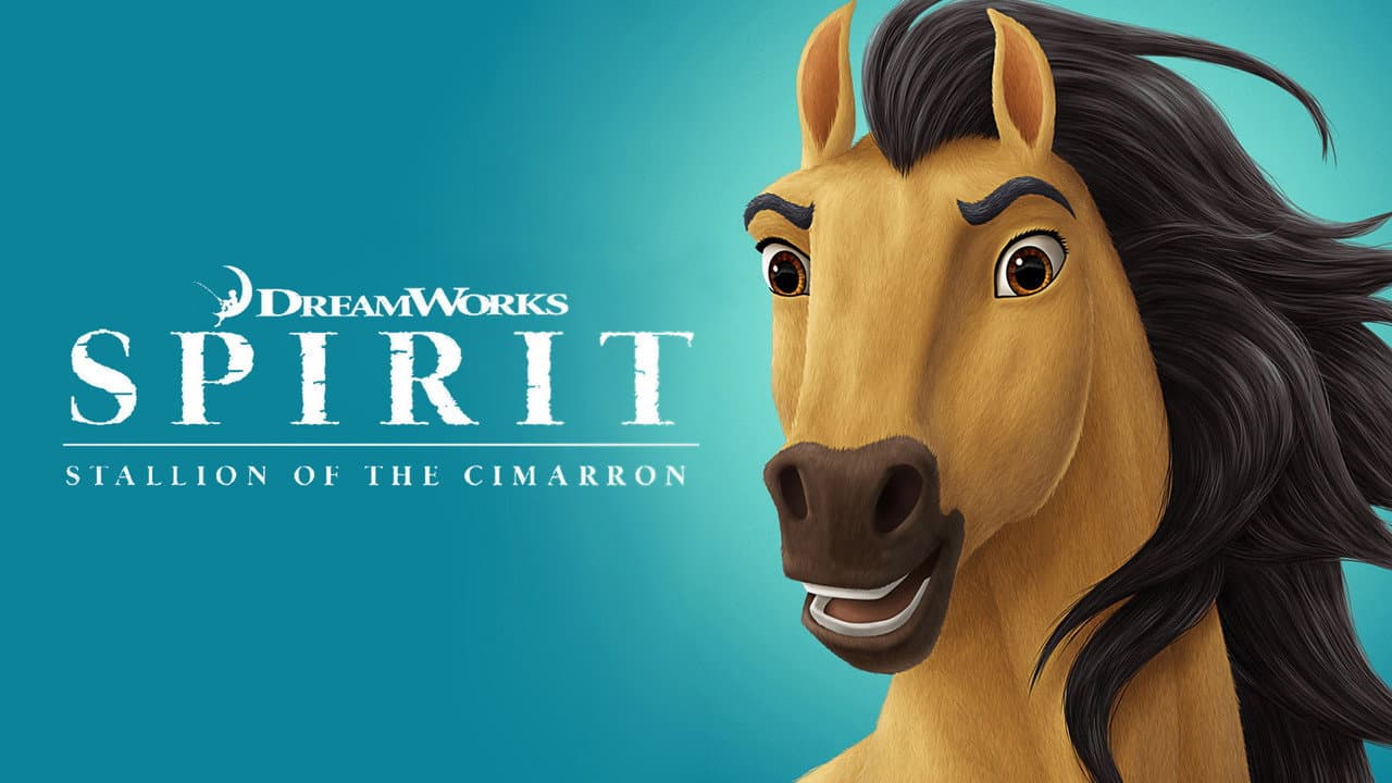 Spirit: Stallion of the Cimarron — backdrops with title 2