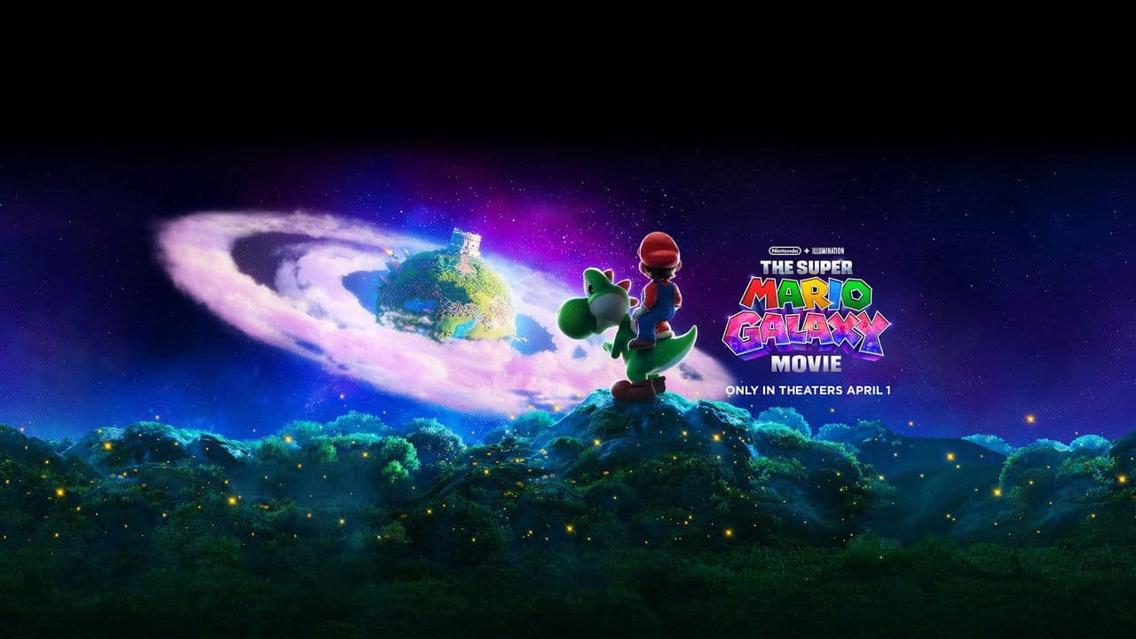 The Super Mario Galaxy Movie — backdrops with title 7