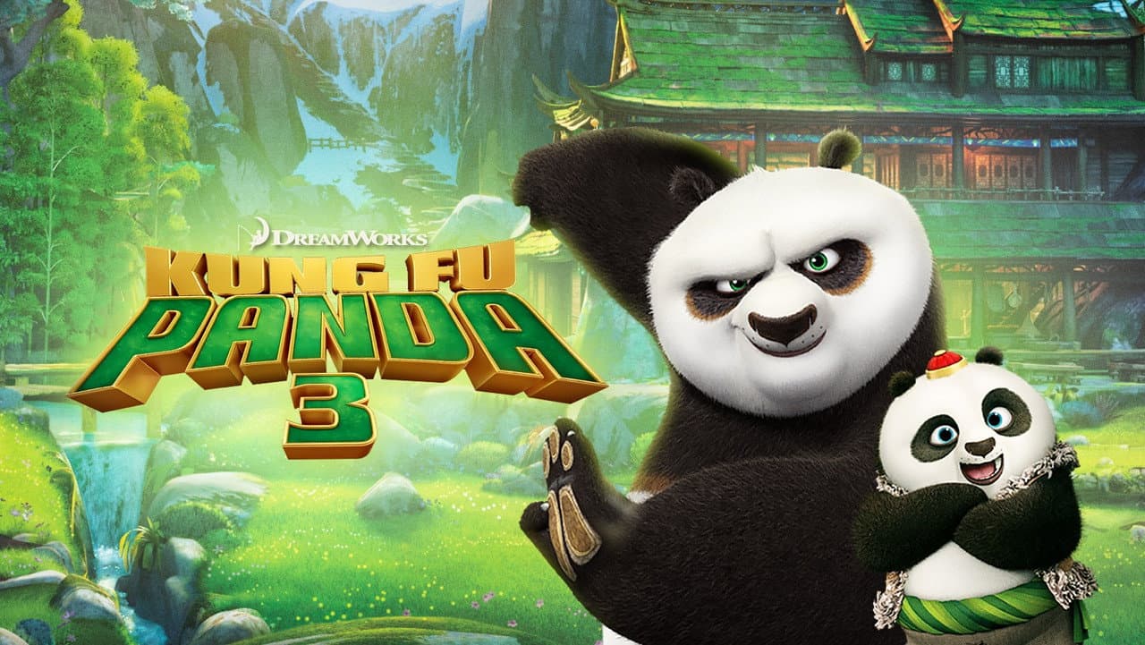 Kung Fu Panda 3 — backdrops with title 5