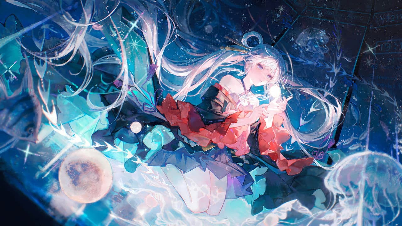 Cosmic Princess Kaguya! — backdrops 2