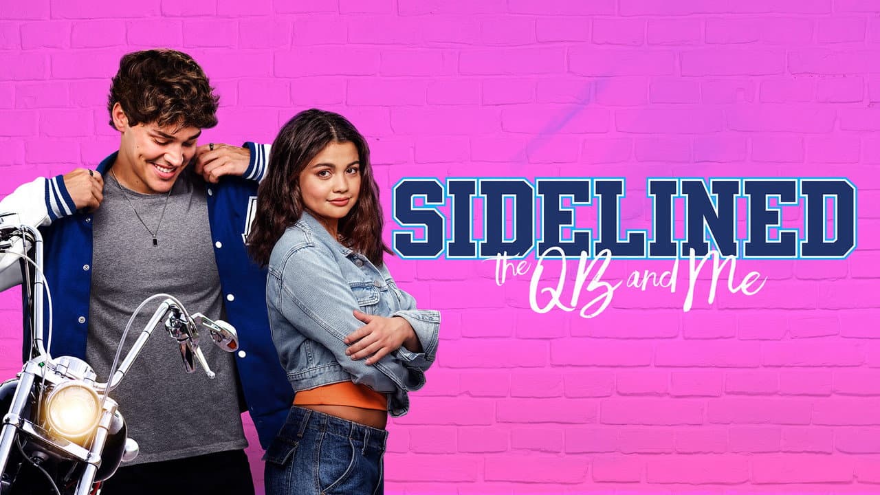 Sidelined: The QB and Me — backdrops with title 2