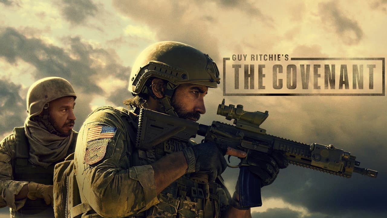 Guy Ritchie's The Covenant — backdrops with title 5