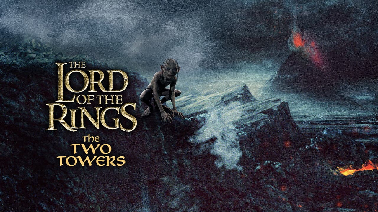The Lord of the Rings: The Two Towers — backdrops with title 3