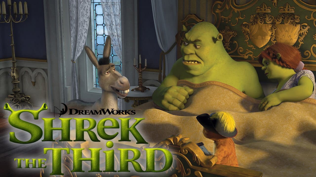 Shrek the Third — backdrops with title 8