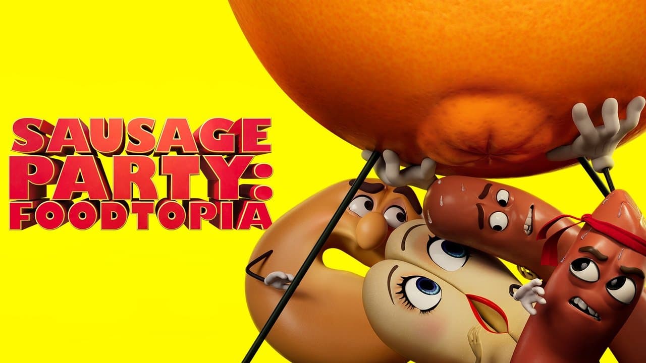 Sausage Party: Foodtopia — backdrops with title 1