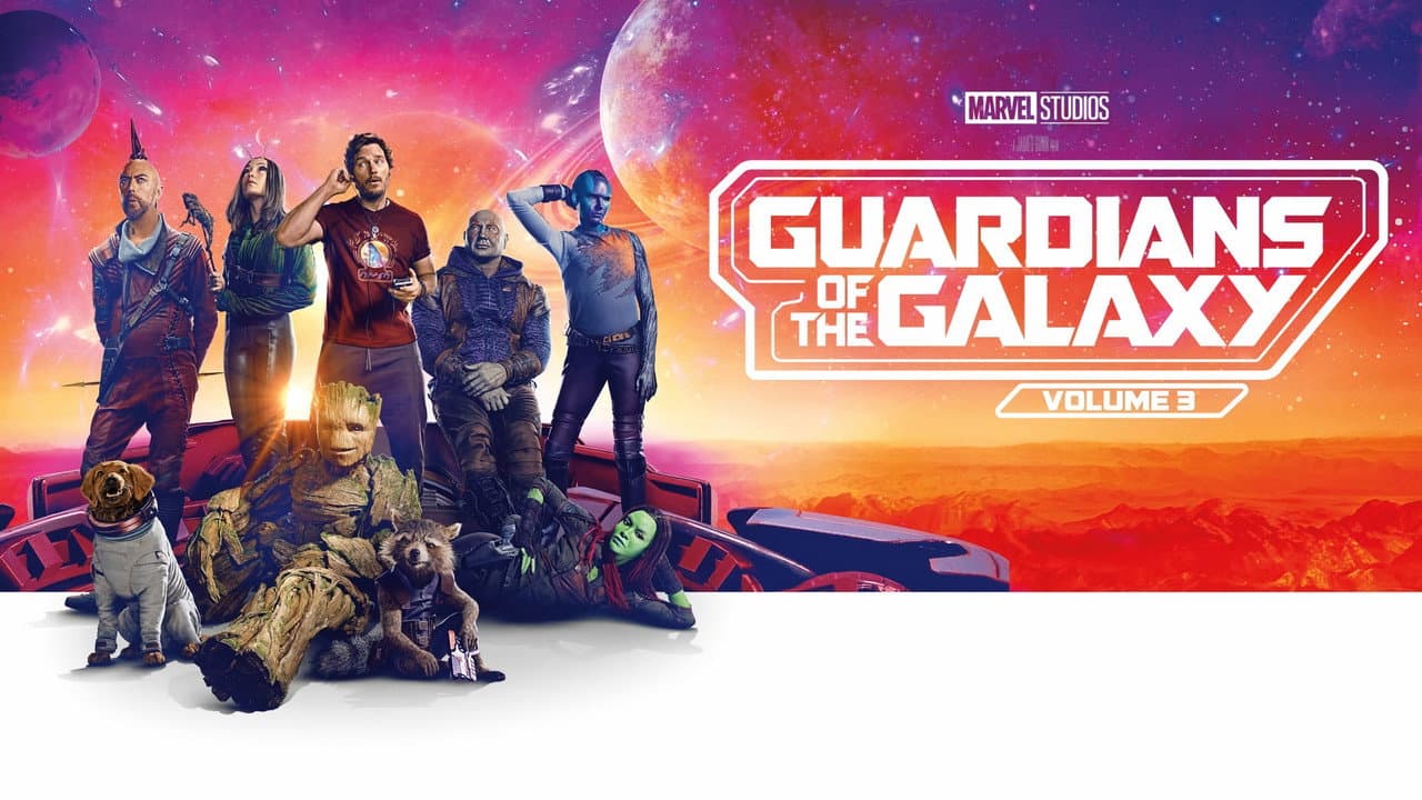 Guardians of the Galaxy Vol. 3 — backdrops with title 4