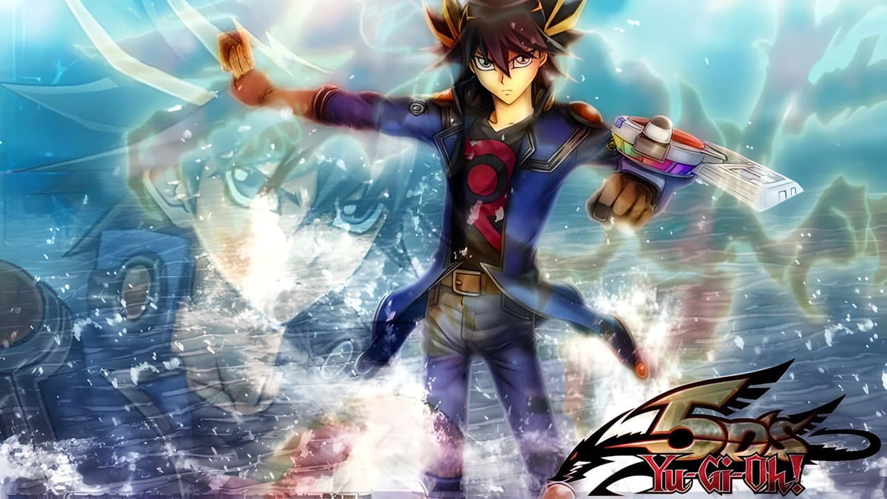 Yu-Gi-Oh! 5D's — backdrops with title 1