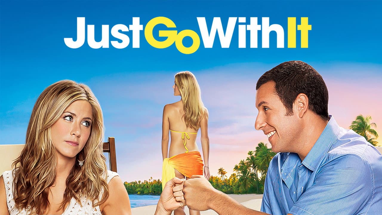 Just Go with It — backdrops with title 4