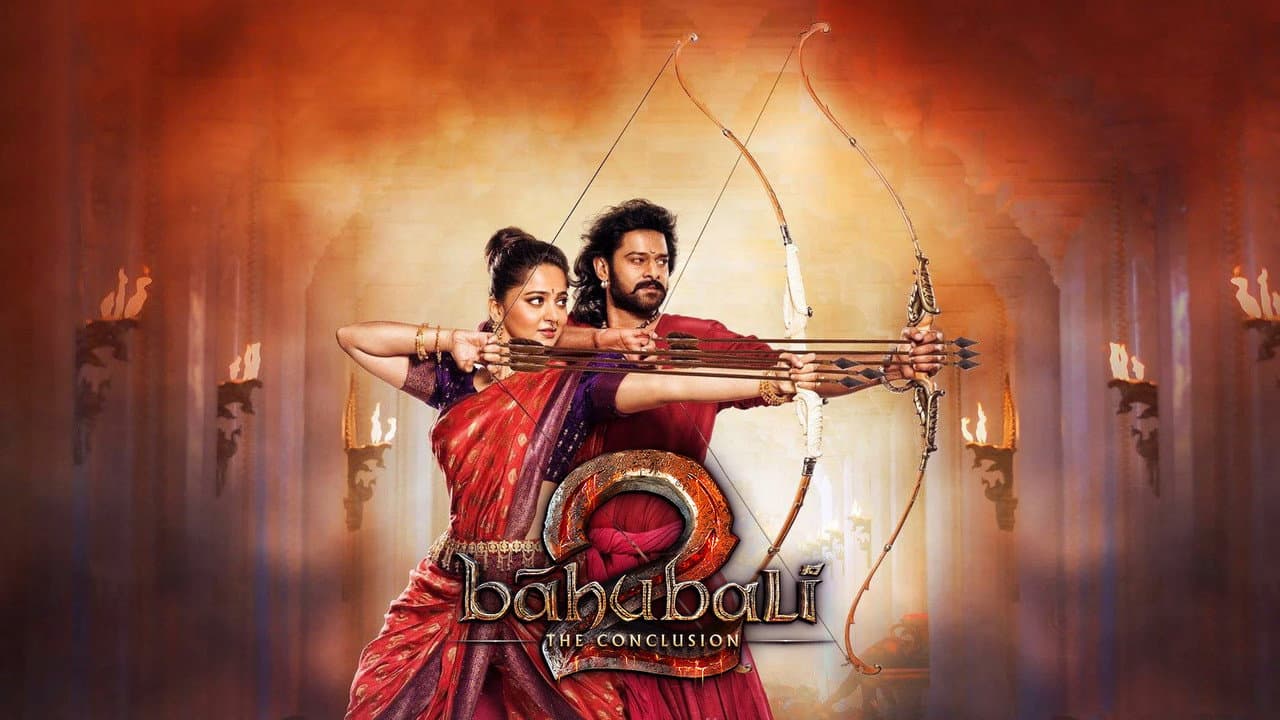 Bāhubali 2: The Conclusion — backdrops with title 5