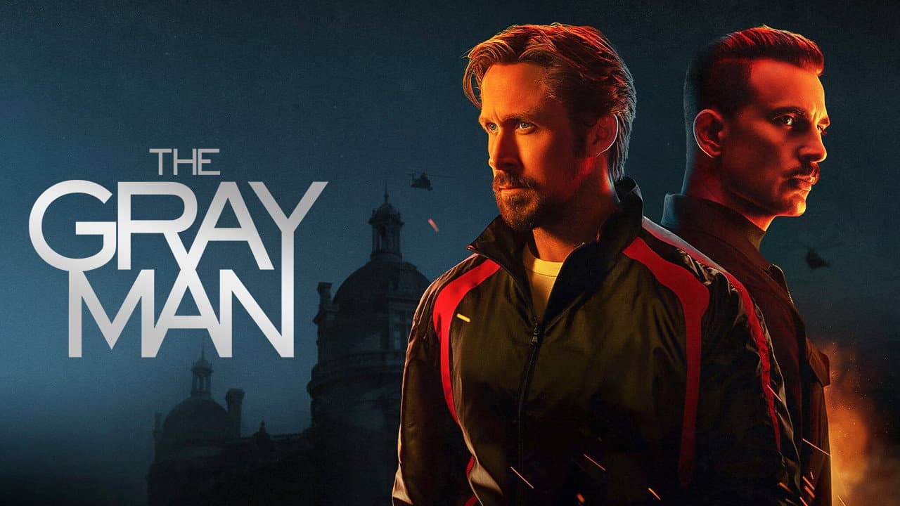 The Gray Man — backdrops with title 3