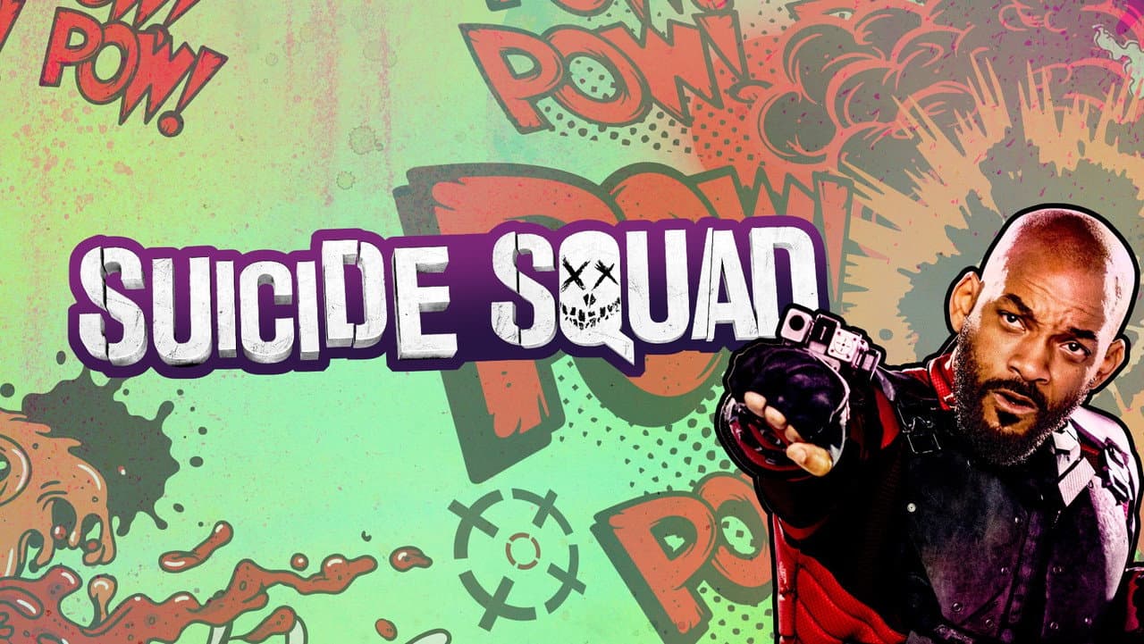 Suicide Squad — backdrops with title 4
