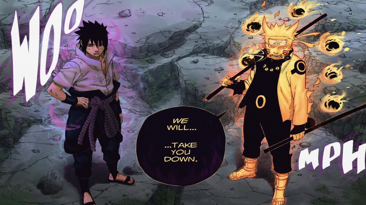 Naruto Shippūden — backdrops with title 5