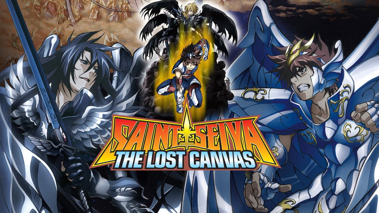Saint Seiya: The Lost Canvas — backdrops with title 3